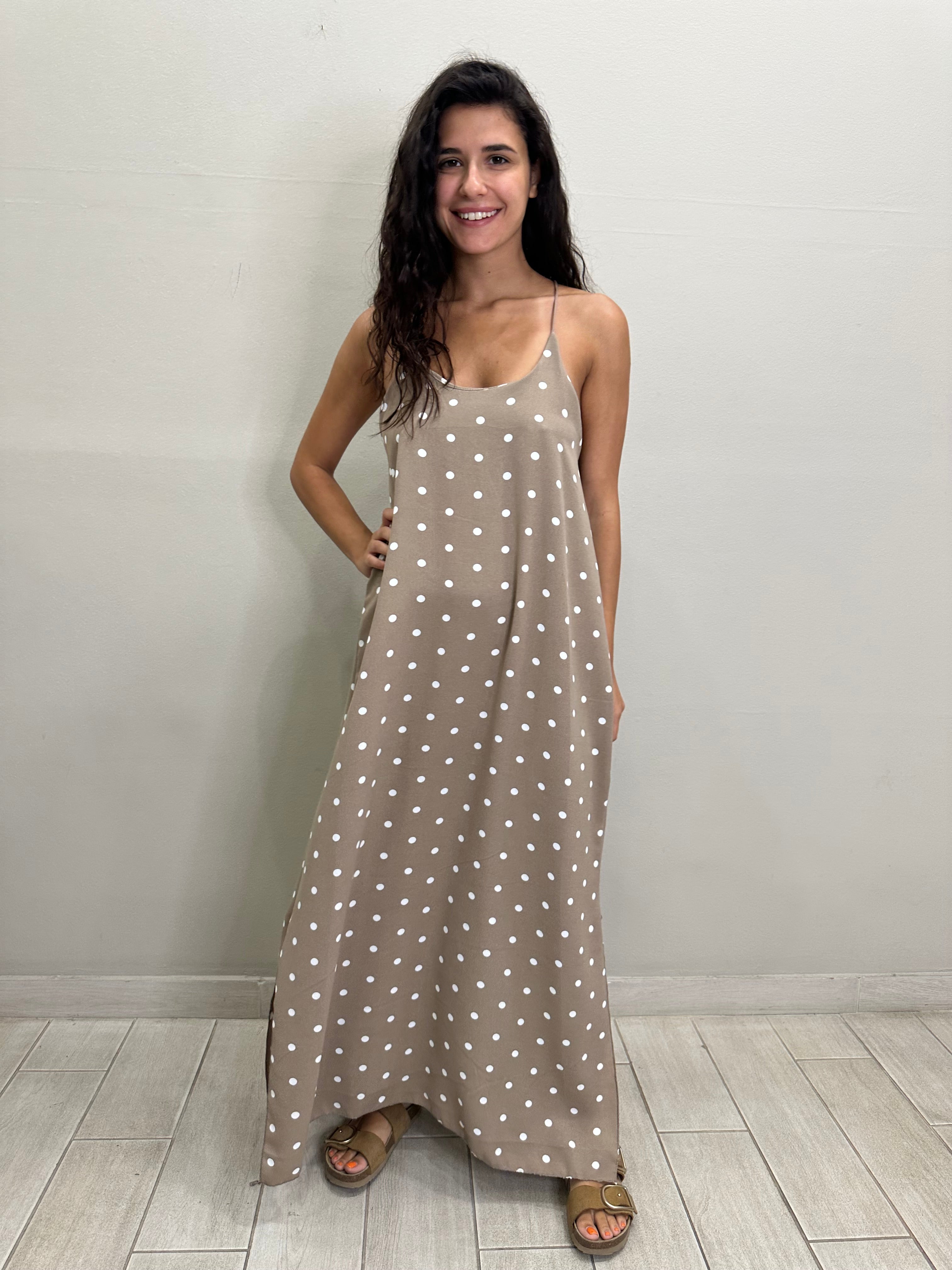 New White Dot Dress