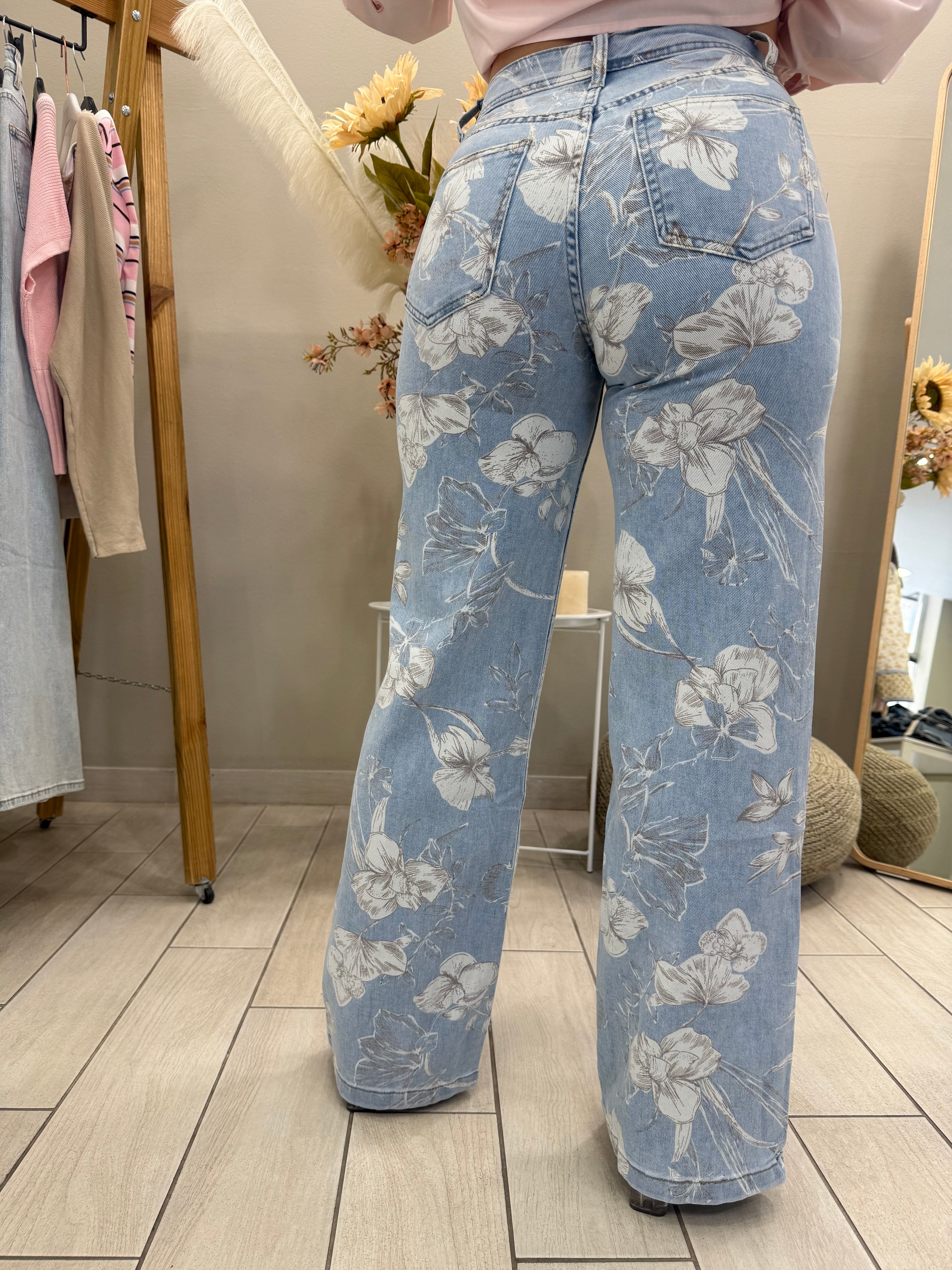 Floral Jean