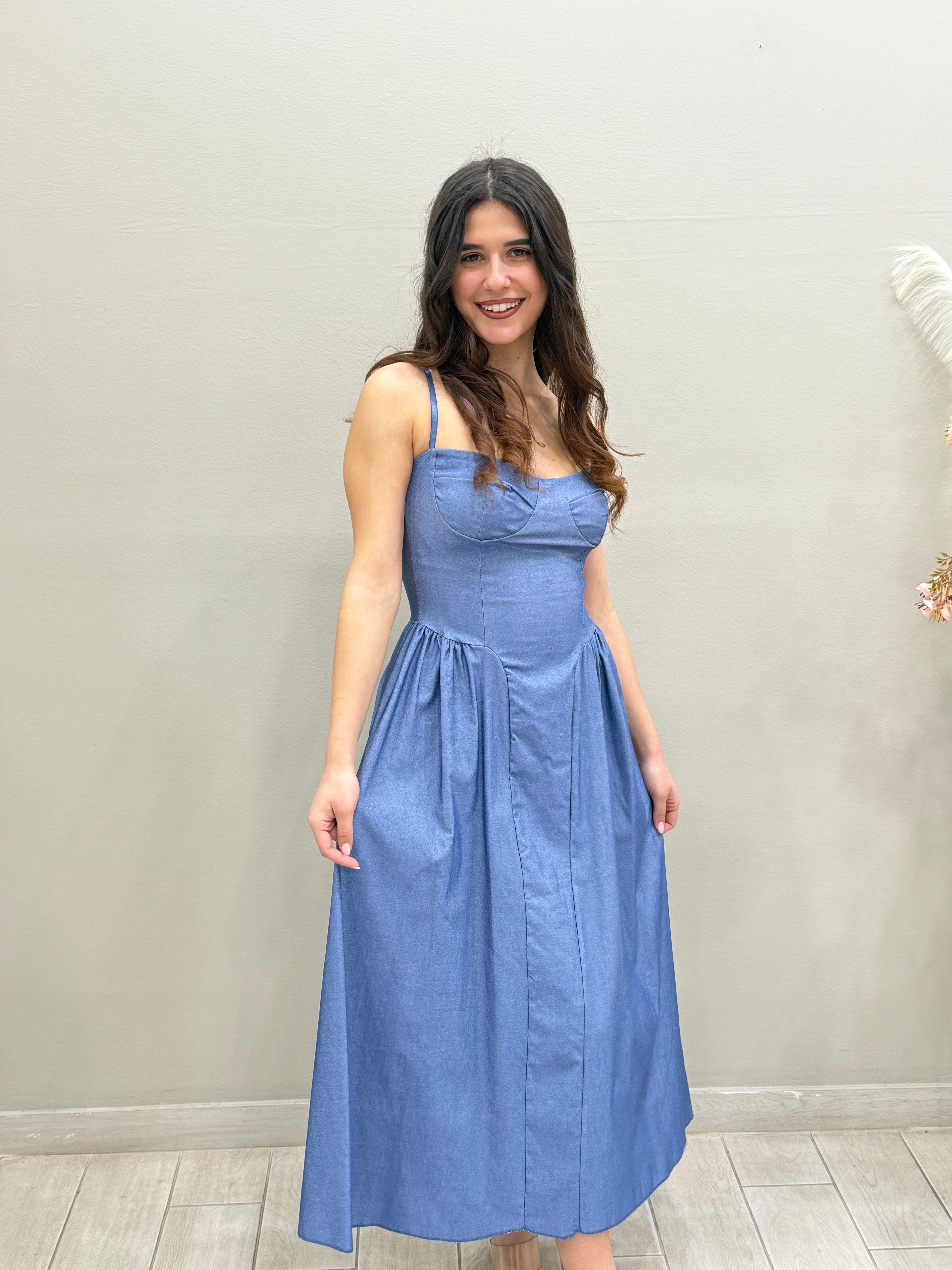 Jean Midi Dress