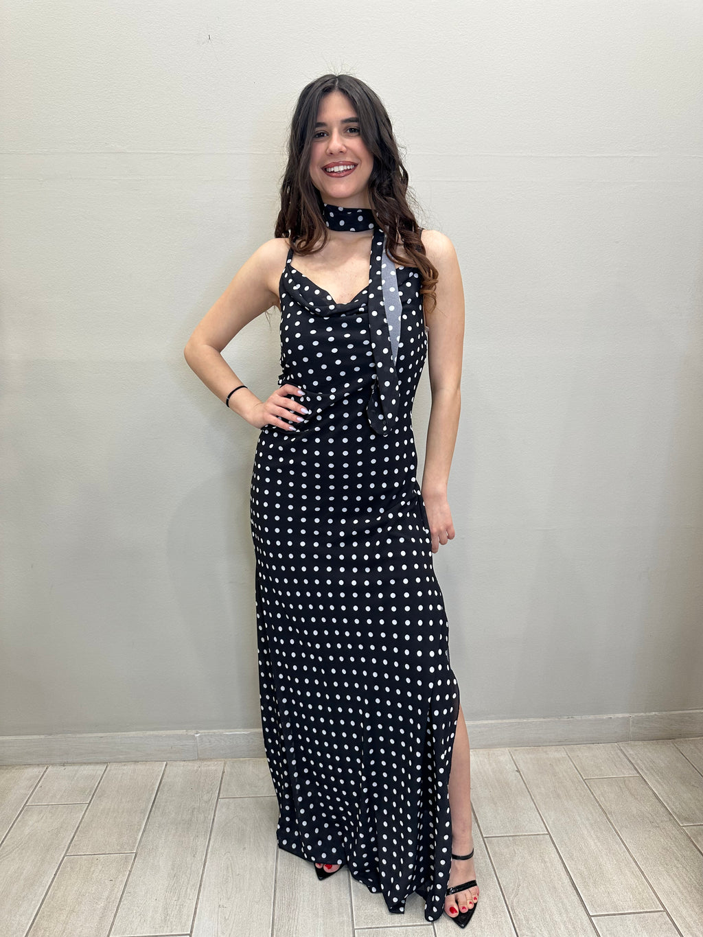 Φόρεμα polka dot