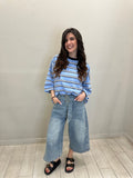 Jean zip culotte