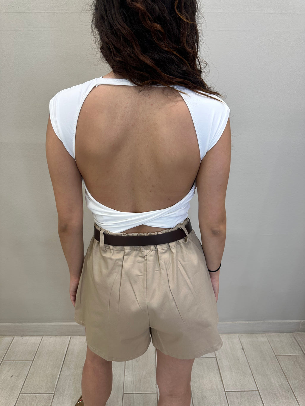 New Backless Top