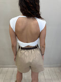New Backless Top