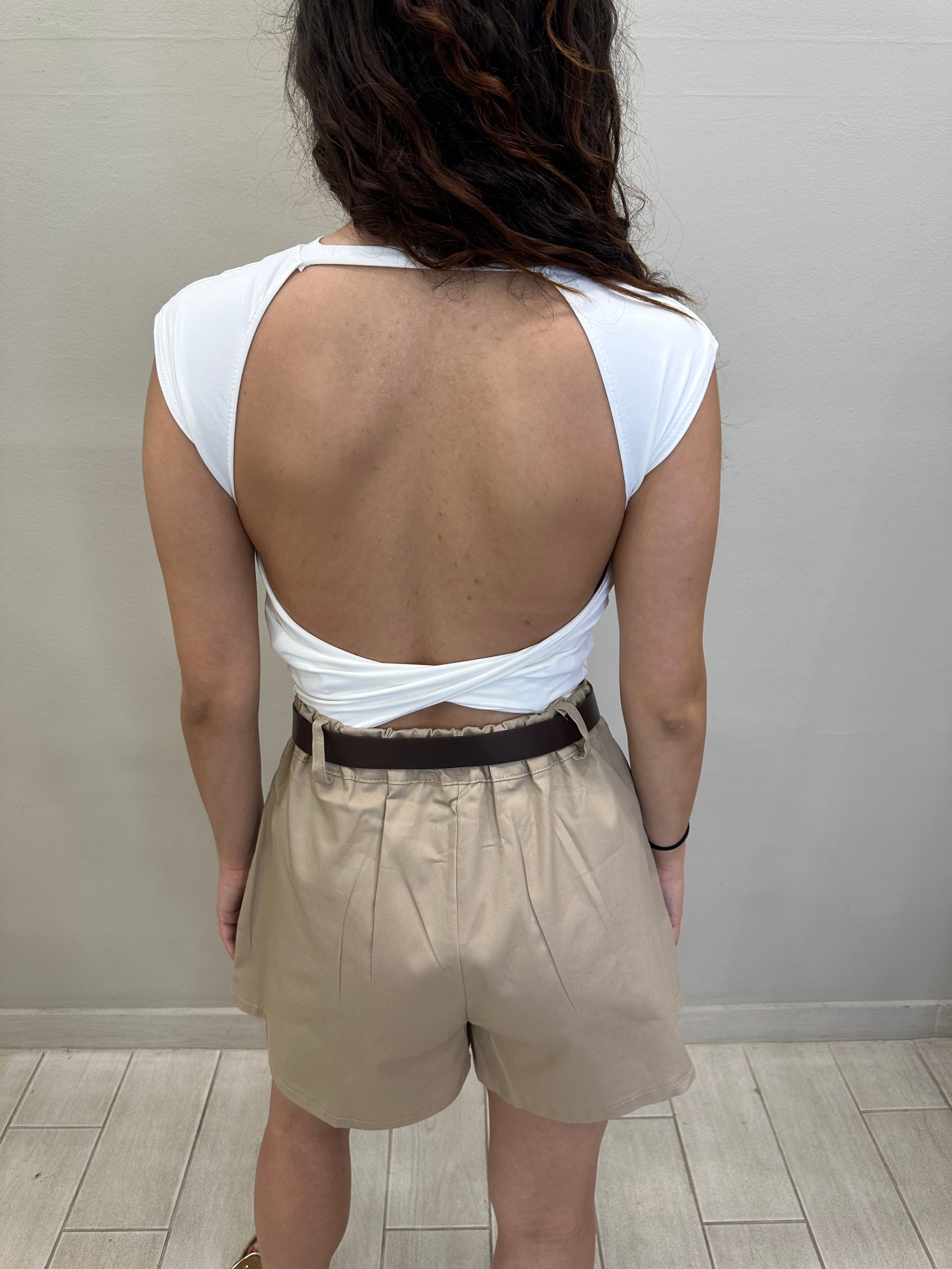 New Backless Top