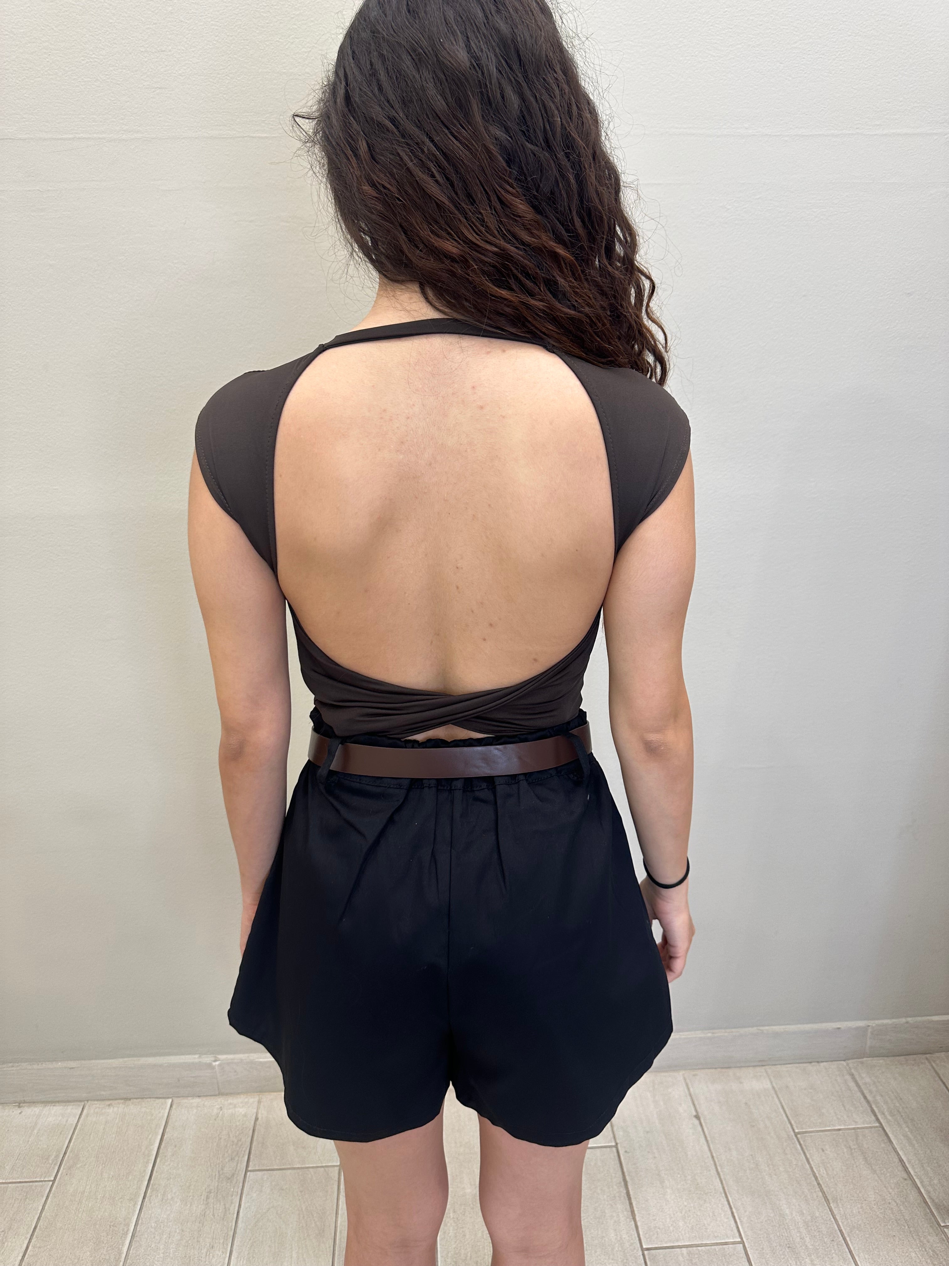 New Backless Top