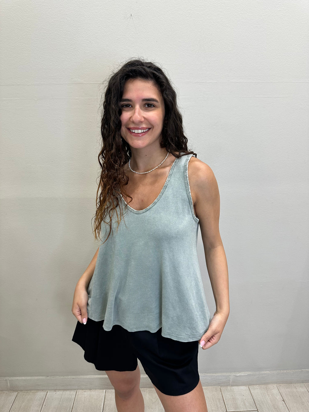 New Cotton Rib Top