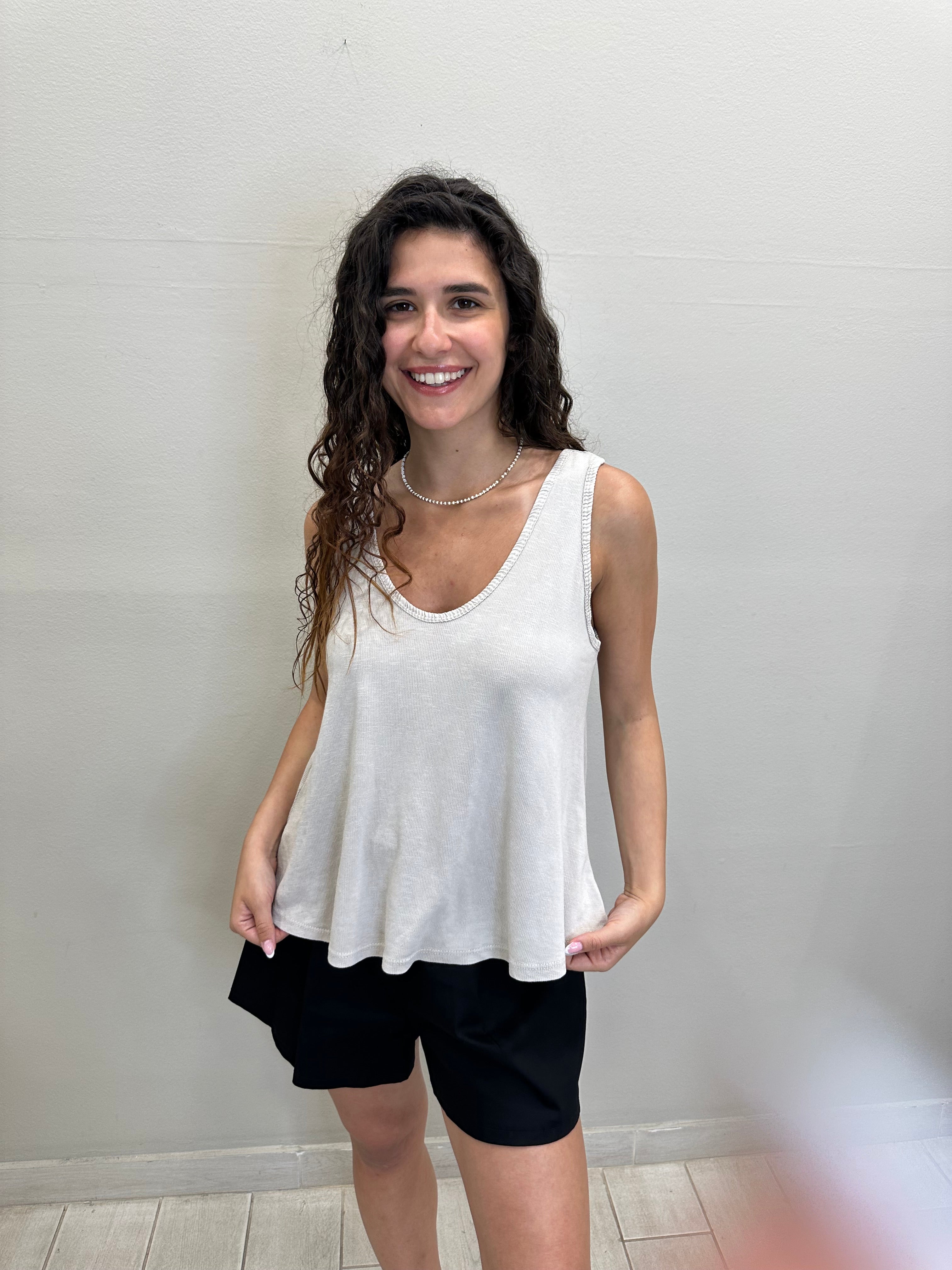 New Cotton Rib Top