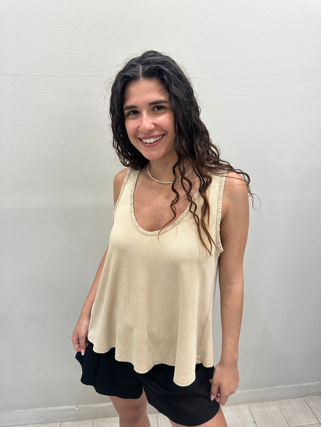 New Cotton Rib Top