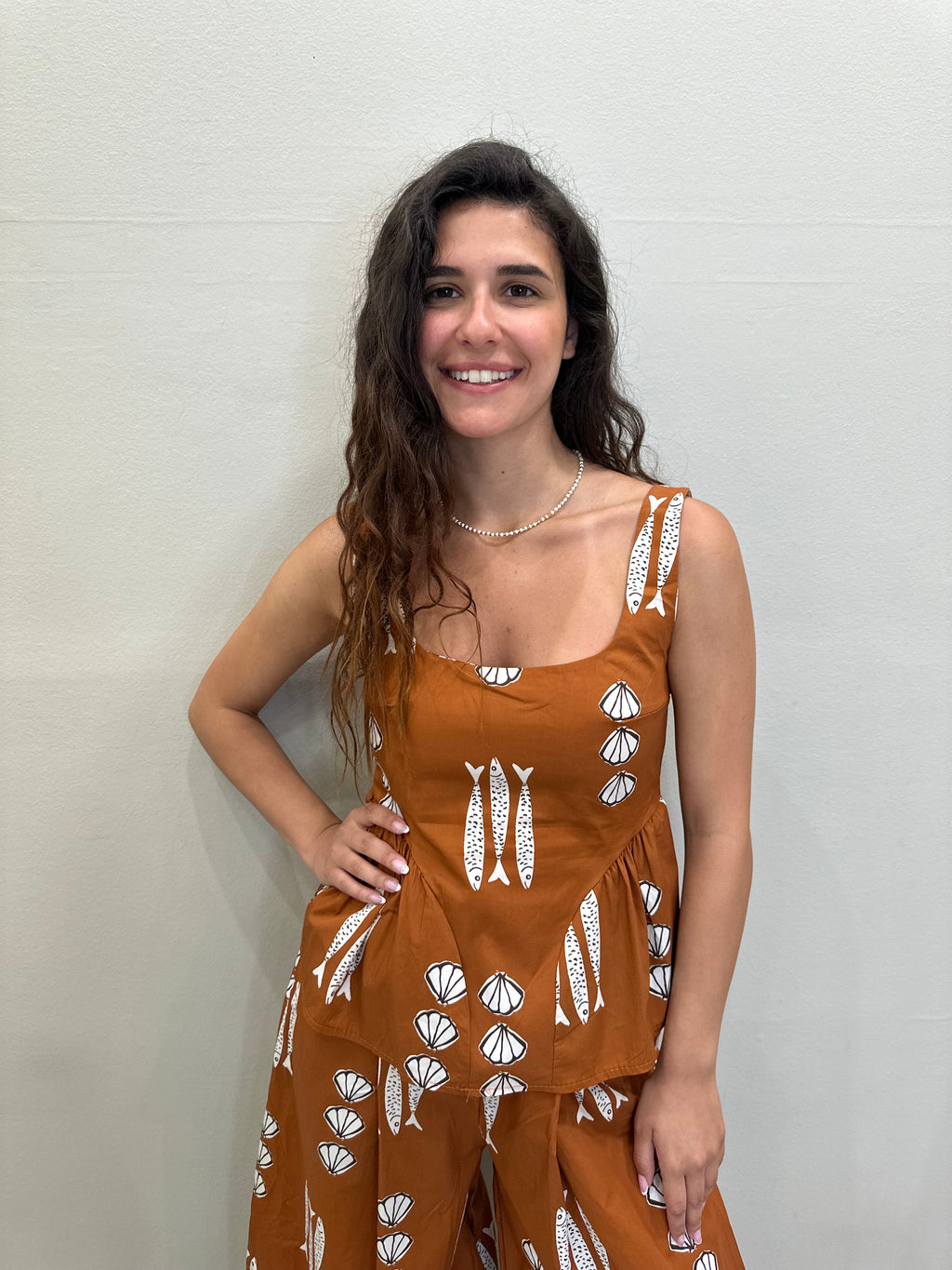New Coral Top