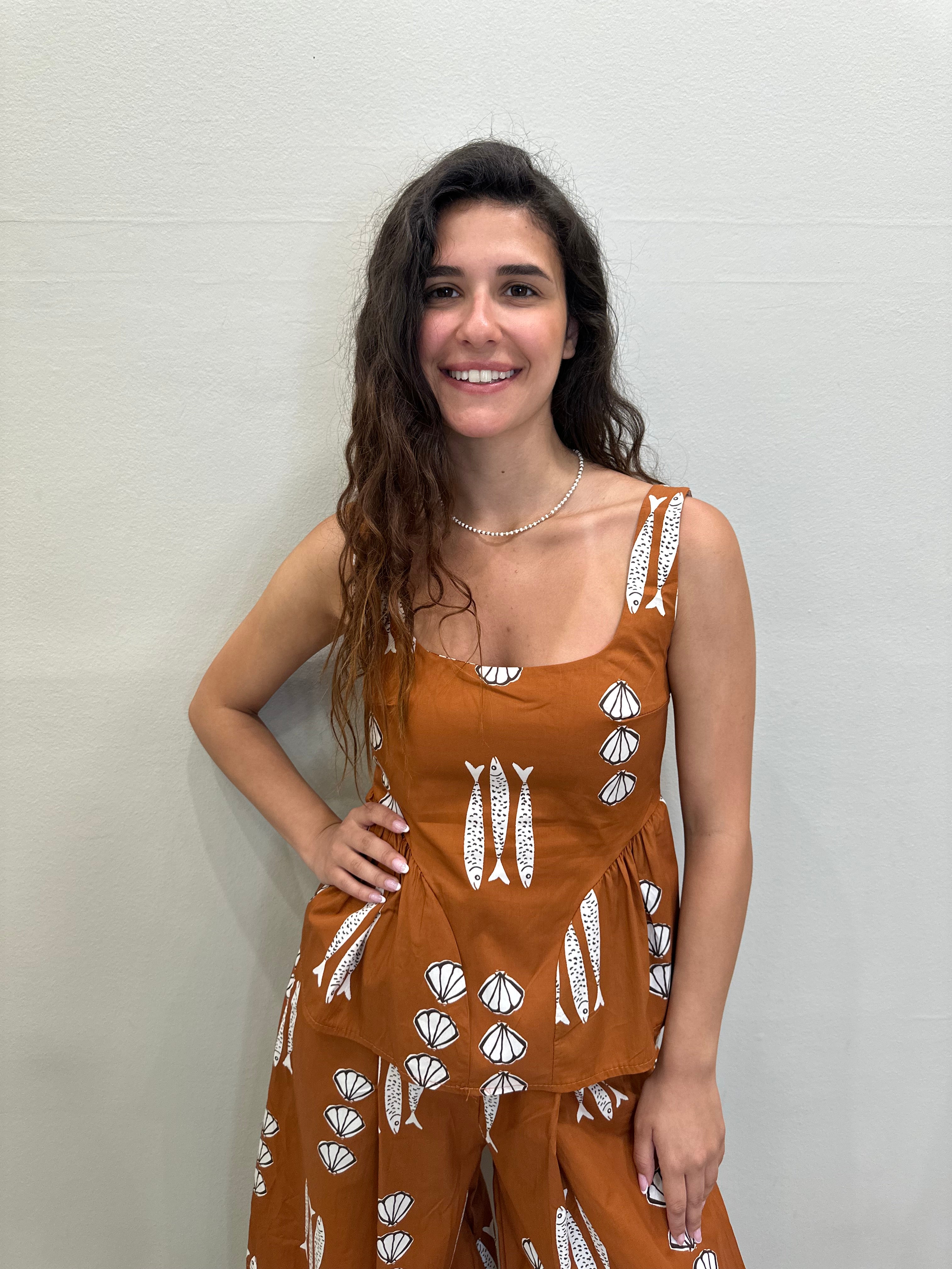 New Coral Top